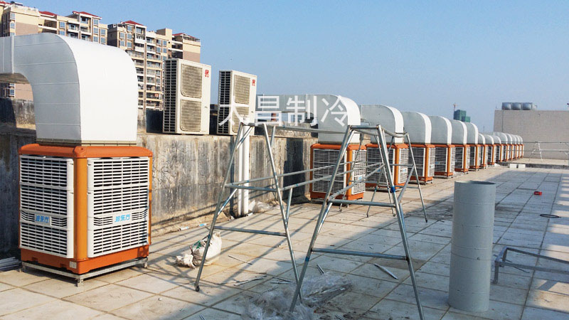 潤東方環保空調一次性解決廠房車間通風降溫問題