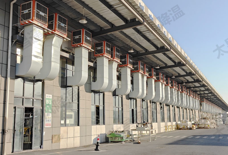 汽車零部件制造車間通風降溫案例