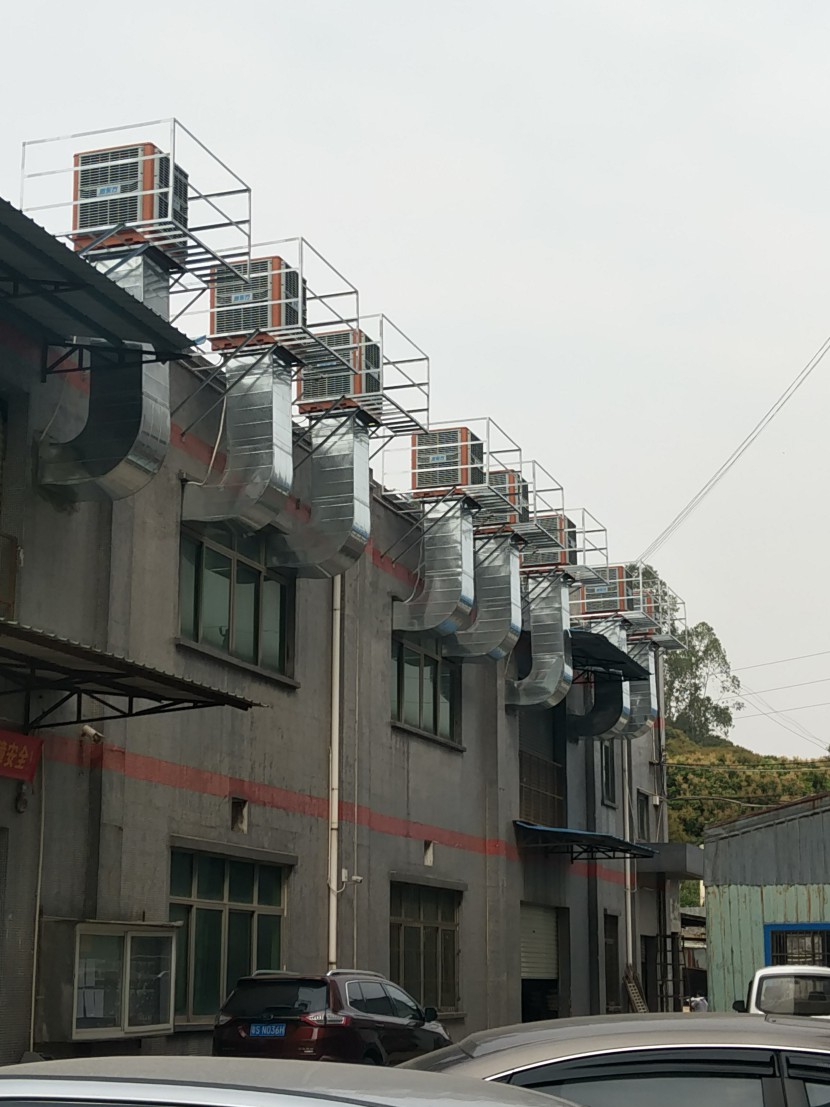 打磨車間環保空調降溫工程